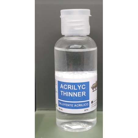 Diluyente Acrílico. Bote 60ml. Marca BMR. 