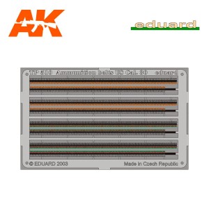 Fotograbado para Ammunition Belts US Cal.0.30. Escala 1:35. Marca Eduard. Ref: TP510.