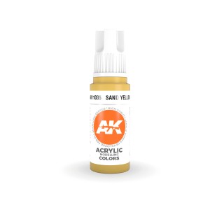 Acrílicos de 3rd Generación,  SAND YELLOW  – STANDARD. Bote 17 ml. Marca Ak-Interactive. Ref: Ak11035. 2