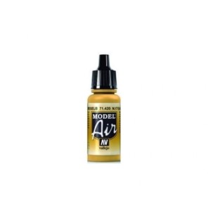 Acrilico Model air, Nº 17 Erdgelb. Bote 17 ml. Marca Vallejo. Ref: 71.420.