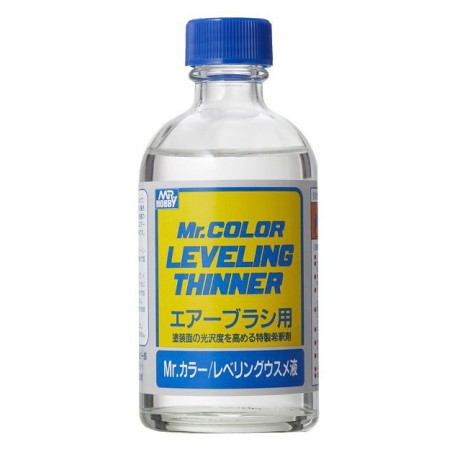 LEVELING THINNER 110ML. Disolvente para acrílicos. Marca MR.Hobby. Ref: T106.