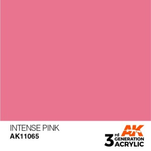 Acrílicos de 3rd Generación, INTENSE PINK – STANDARD. Bote 17 ml. Marca Ak-Interactive. Ref: Ak11065.