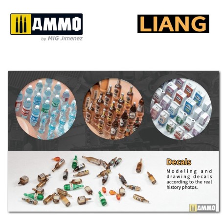 3D-Print Model Glass Wine Bottle x 36. Marca Liang. Ref: LIANG-0416.