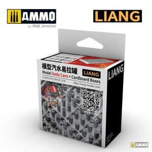 Model Soda Cans + Cardboard Boxes 2000s-2020s. Marca Liang. Ref: LIANG-0412.