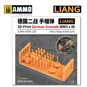 3D-Print German Grenade WWII x 46. Marca Liang. Ref: LIANG-0420.