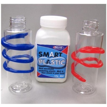 Smart Plastic, Plástico de modelado termomoldeable. Bote 125 gr. Marca Deluxe. Ref:  BD63.