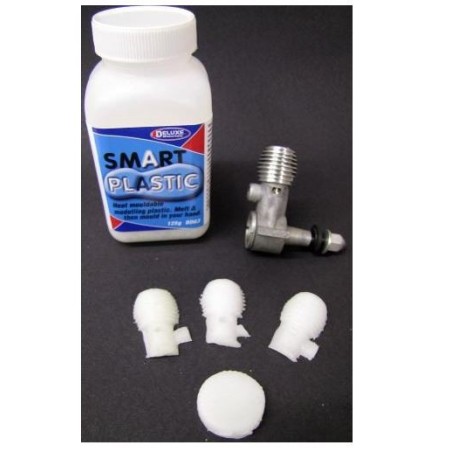 Smart Plastic, Plástico de modelado termomoldeable. Bote 125 gr. Marca Deluxe. Ref:  BD63.