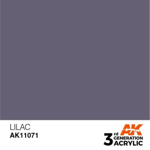 Acrílicos de 3rd Generación, LILAC  – STANDARD. Bote 17 ml. Marca Ak-Interactive. Ref: Ak11071.