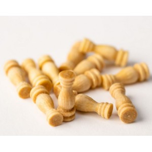 Columnas madera Boj 11 mm. 15 unidades. Marca Amati. Ref: 403011. 2
