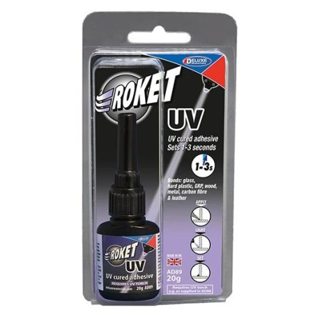 Roket UV. Bote 20g. Marca Deluxe. Ref:  AD89.