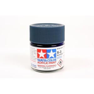 Gloss Royal Blue, Azul Royal Brillo (81003). Bote 23 ml. Marca Tamiya. Ref: X-3.
