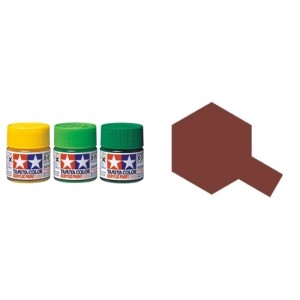 Gloss Brown , Marron Brillo (81009). Bote 23 ml. Marca Tamiya. Ref: X-9.