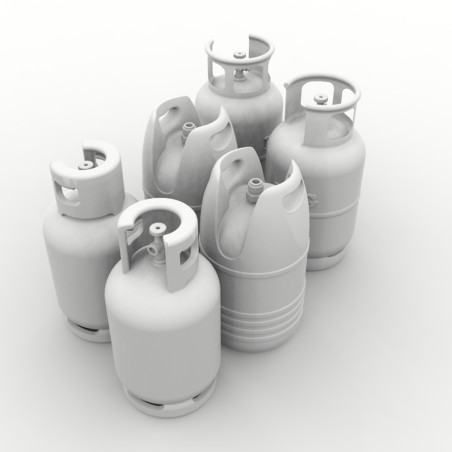 Bombonas de Gas, 6uds. Escala 1:35. Marca Macone. Ref: HDM35084.