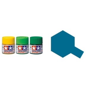 Flat Blue, Azul Mate (81008). Bote 23 ml. Marca Tamiya. Ref: XF-8.