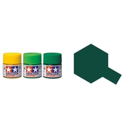 Flat  J.N. Green, Armada Japonesa Verde Mate (81011). Bote 23 ml. Marca Tamiya. Ref: XF-11.