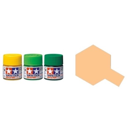 Flat Flesh, Carne Mate (81015). Bote 23 ml. Marca Tamiya. Ref: XF-15.