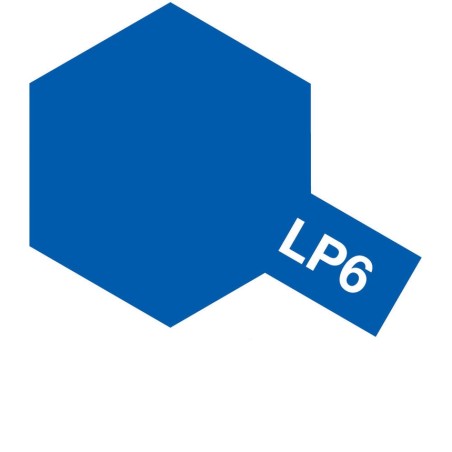 Lacquer paint, lacquer pure blue. Bote 10 ml. Marca Tamiya. Ref: LP-6( LP6).