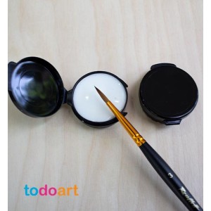 Champu Limpiador restaurador, 10ml para pinceles de óleos, sintéticos y  Marta Kolinsky. Marca Todoart. Ref: OM-ART1000. 2