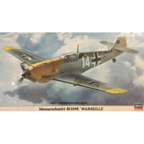 Messerschmitt Bf109E 'Marseille'. Escala 1:48. Marca Hasegawa. Ref: 09892.
