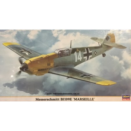 Messerschmitt Bf109E 'Marseille'. Escala 1:48. Marca Hasegawa. Ref: 09892.