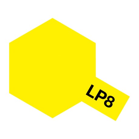 Lacquer paint, lacquer pure yellow. Bote 10 ml. Marca Tamiya. Ref: LP-8( LP8).