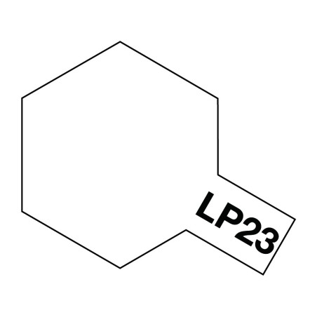 Lacquer paint , flat clear  . Bote 10 ml. Marca Tamiya. Ref: LP-23( LP23).