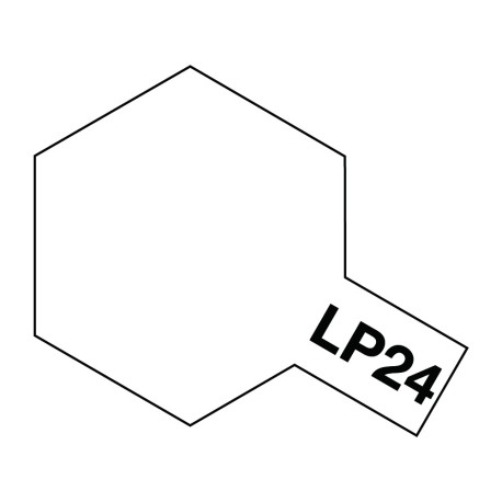 Lacquer paint , semi gloss clear  . Bote 10 ml. Marca Tamiya. Ref: LP-24( LP24).
