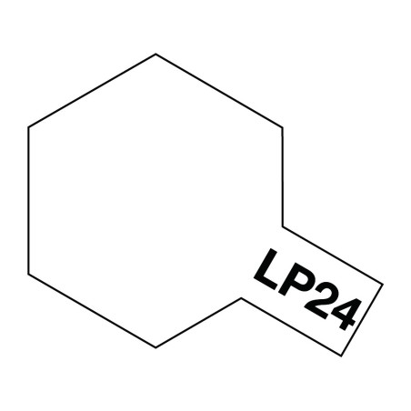 Lacquer paint , semi gloss clear  . Bote 10 ml. Marca Tamiya. Ref: LP-24( LP24).