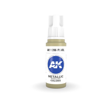 Acrílicos de 3rd General, PEARL –METALLIC . Bote 17 ml. Marca Ak-Interactive. Ref: Ak11206.