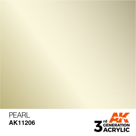 Acrílicos de 3rd General, PEARL –METALLIC . Bote 17 ml. Marca Ak-Interactive. Ref: Ak11206.