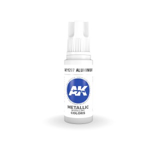 Acrílicos de 3rd General, ALUMINIUM –METALLIC . Bote 17 ml. Marca Ak-Interactive. Ref: Ak11207. 2