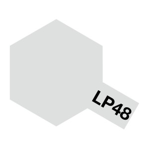 Lacquer. Sparkling silver  . Bote 10 ml. Marca Tamiya. Ref: LP-48( LP48).
