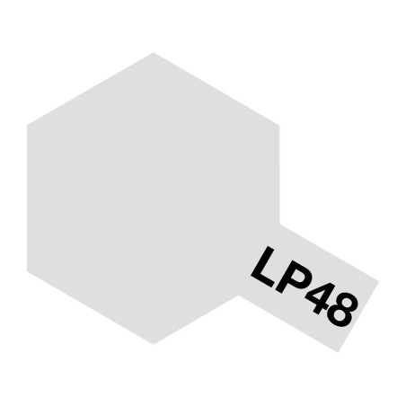 Lacquer. Sparkling silver  . Bote 10 ml. Marca Tamiya. Ref: LP-48( LP48).