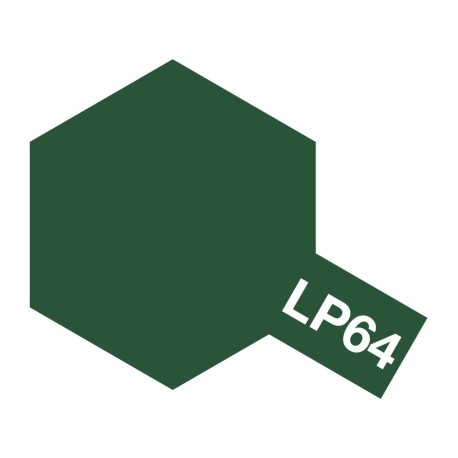 Lacquer.Olive Drab (JGSD). Bote 10 ml. Marca Tamiya. Ref: LP-64( LP64 ).