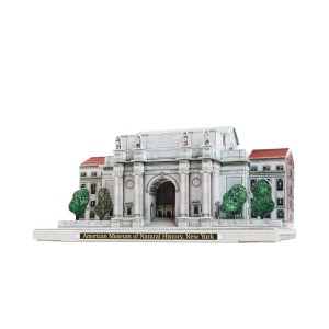 Museo Americano de Historia Natural. Puzzle 3D de Montaje. Serie de Museos del mundo. Marca Clever Paper. Ref: 591. 2