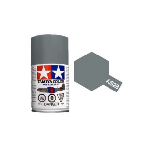 Spray Aircraft Medium Gray. Bote 100 ml. Marca Tamiya. Ref: AS-28.