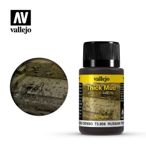 Weathering effects, Russian Mud (Barro Ruso). Bote de 40 ml. Marca Vallejo. Ref: 73.808.