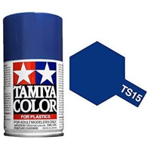 Spray Blue Brillante (85015). Bote 100 ml. Marca Tamiya. Ref: TS-15.