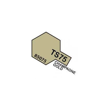 Spray Champagne Gold ( 85075 ). Bote 100 ml. Marca Tamiya. Ref: TS-75.