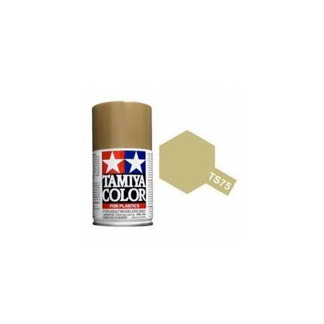 Spray Champagne Gold ( 85075 ). Bote 100 ml. Marca Tamiya. Ref: TS-75.