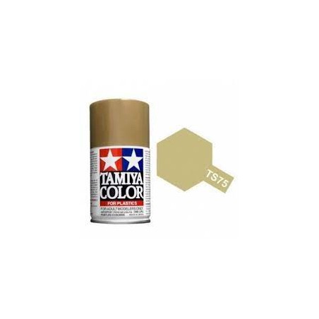 Spray Champagne Gold ( 85075 ). Bote 100 ml. Marca Tamiya. Ref: TS-75.