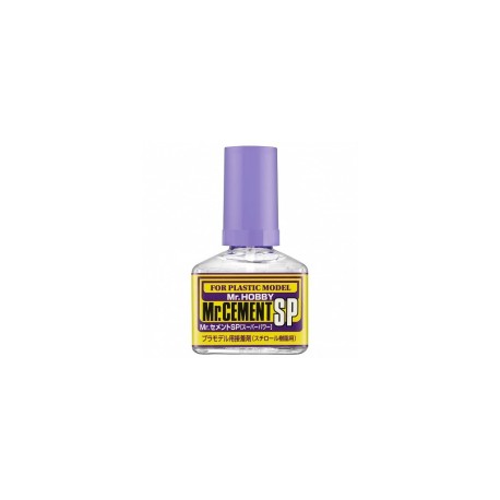 Adhesivo Mr.CEMENT SP. 40ml. Marca MR.Hobby. Ref: MC131.