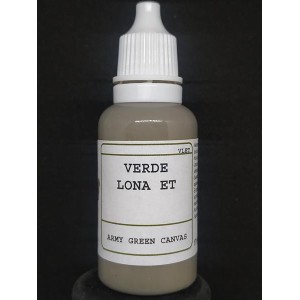 Acrilico Verde Lona. Bote 17 ml. Marca BMR. Ref: VLET.