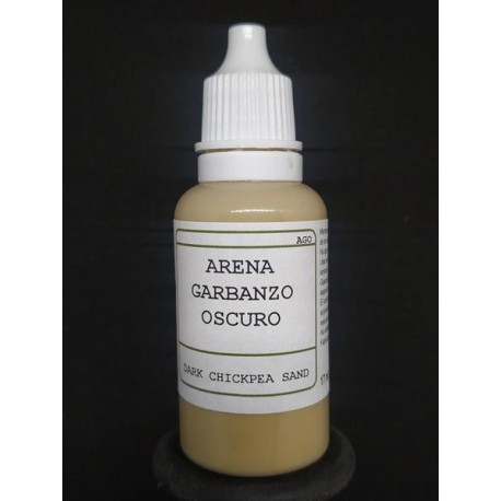 Acrilico ARENA GARBANZO OSCURO, DARK CHICKPEA SAND. Bote 17 ml. Marca BMR. Ref: AGO.