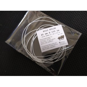 Hilo Nylon Ø 1 mm x 100 cm. Marca BMR. Ref: HN01.