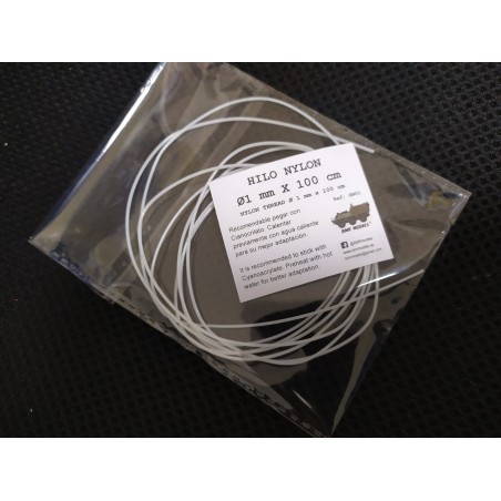 Hilo Nylon Ø 1 mm x 100 cm. Marca BMR. Ref: HN01.