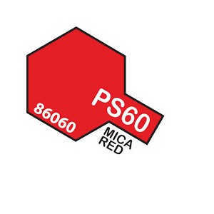 Spray Mica Roja Polycarbonate ( 86060 ). Bote 100 ml. Marca Tamiya. Ref: PS-60.