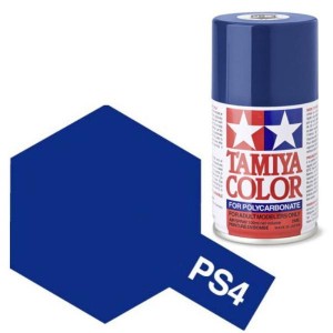 Spray Azul Polycarbonate ( 86004 ). Bote 100 ml. Marca Tamiya. Ref: PS-04. 2
