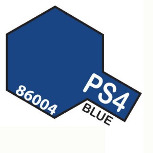 Spray Azul Polycarbonate ( 86004 ). Bote 100 ml. Marca Tamiya. Ref: PS-04.