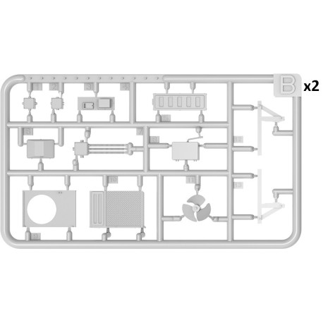 AIR CONDITIONERS & SATELLITE DISHES. Escala 1:35. Marca Miniart. Ref: 35638